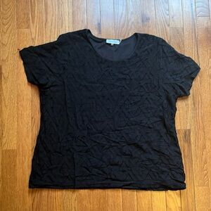Calvin Klein Black Geo blouse